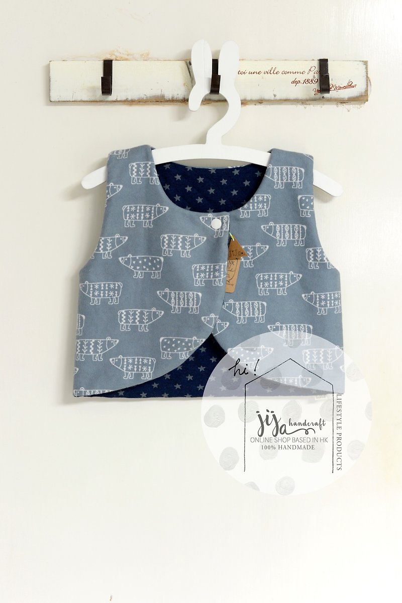 SJIJA HandBand Baby Vest-Double-sided baby vest - Baby Gift Sets - Cotton & Hemp 