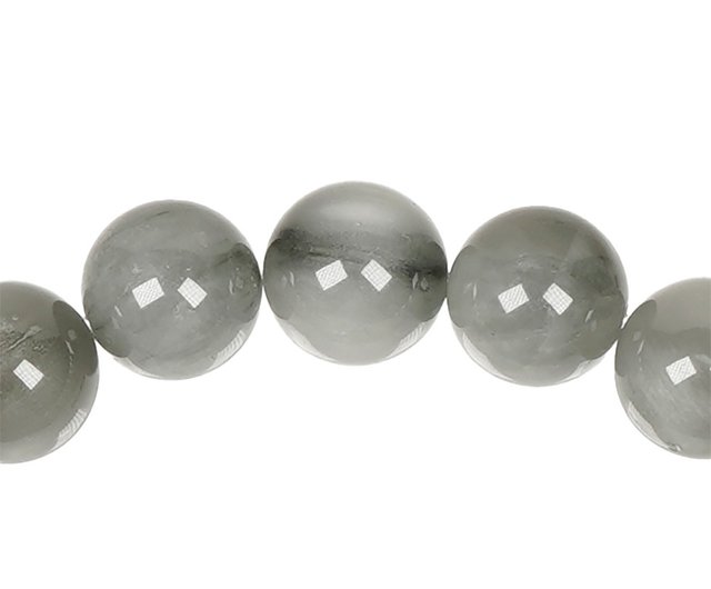 Zhengjia Jewelry]グレーラビットヘアトップフルシルクシルバー