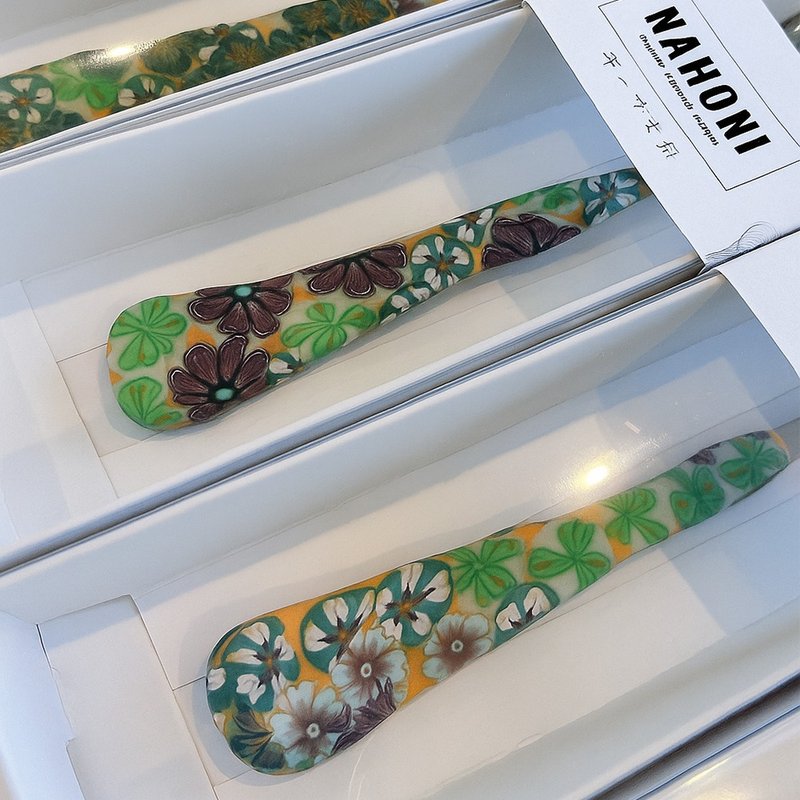 花影餐趣 | 手工軟陶湯匙 - 刀叉/湯匙/餐具組 - 陶 