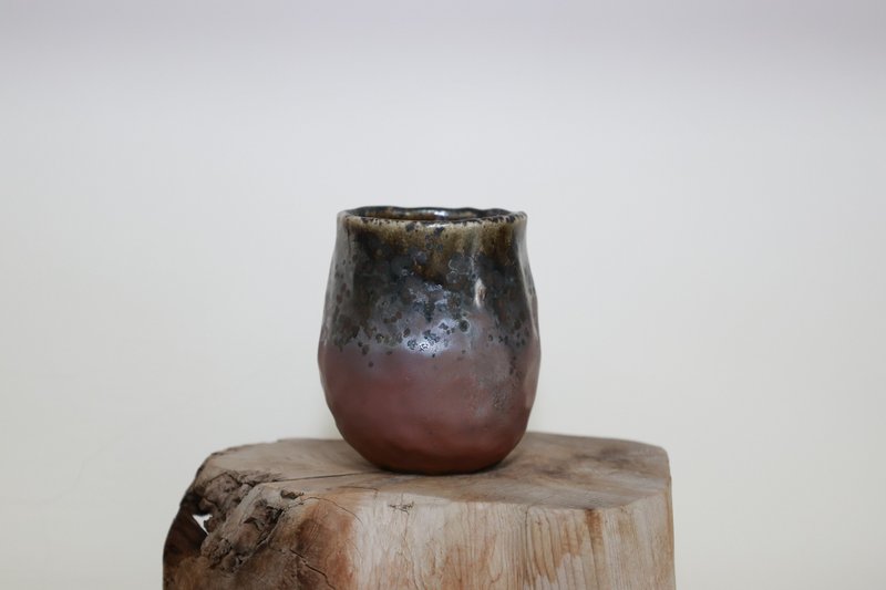 柴燒握杯/水杯/品茗杯/150ml/瀧間拾光 - 茶壺/茶杯/茶具 - 陶 