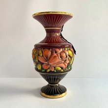 クリスタルフラワーベース ヴァルサンランベール ヴィンテージ