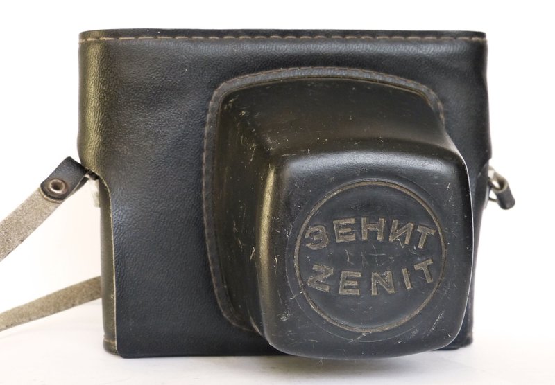 Zenit E B ET EM TTL hard leatherette case camera bag with strap KMZ USSR - 相機/拍立得/底片相機 - 其他材質 黑色