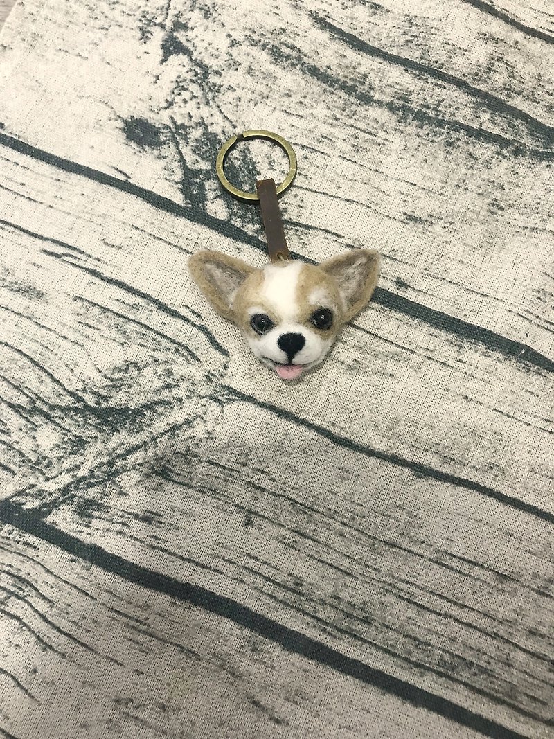 |Customized Order|Q Edition Wool Felt Keyring|Chihuahua - ที่ห้อยกุญแจ - ขนแกะ 