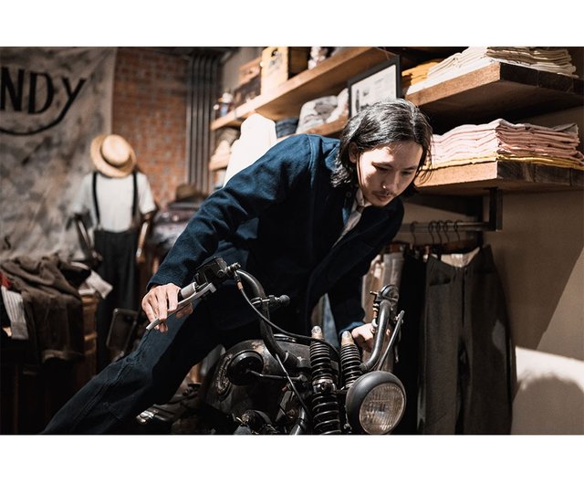 MOLTEMANI モルテマニ 刺し子 インディゴ ワークジャケットXL Limited Edition Col. / Sashiko Indigo Heavy weight Work