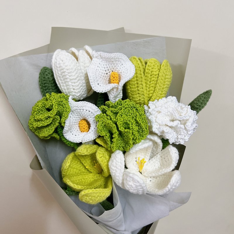 Mother's Day Bouquet - Carnations with Tulips and Calla Lilies - Dried Flowers & Bouquets - Cotton & Hemp 