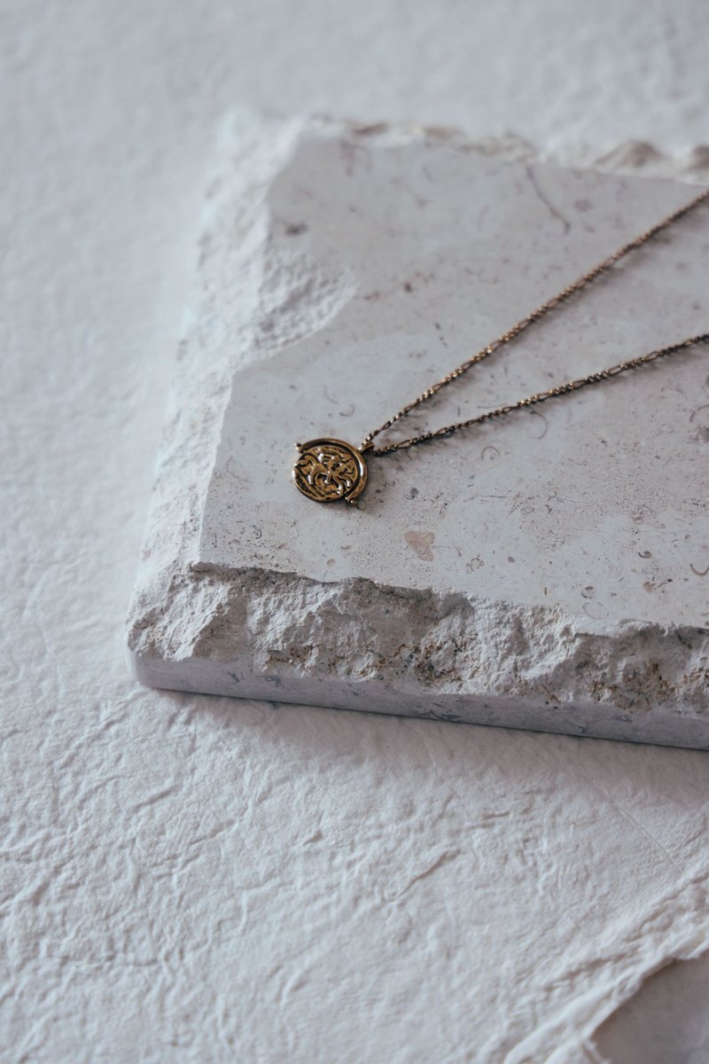 COR-DATE / 圓形錢幣項鍊 - 項鍊 - 其他材質 