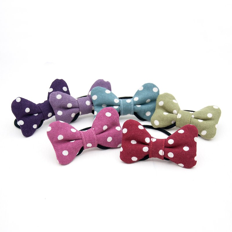 Cute Minnie Series - Soft Q Cloth Butterfly Hair Harness (Multi-color optional) - เครื่องประดับผม - ผ้าฝ้าย/ผ้าลินิน หลากหลายสี