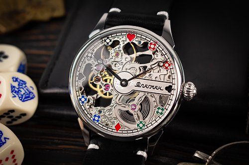 Flagman & Co. 賭場手錶, 手工手錶 , 客製化手錶 , 賭場手錶 , 輪盤手錶,