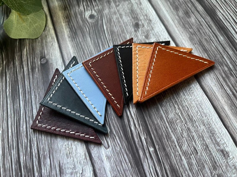 [Customized] Italian cowhide bookmark - Bookmarks - Genuine Leather 