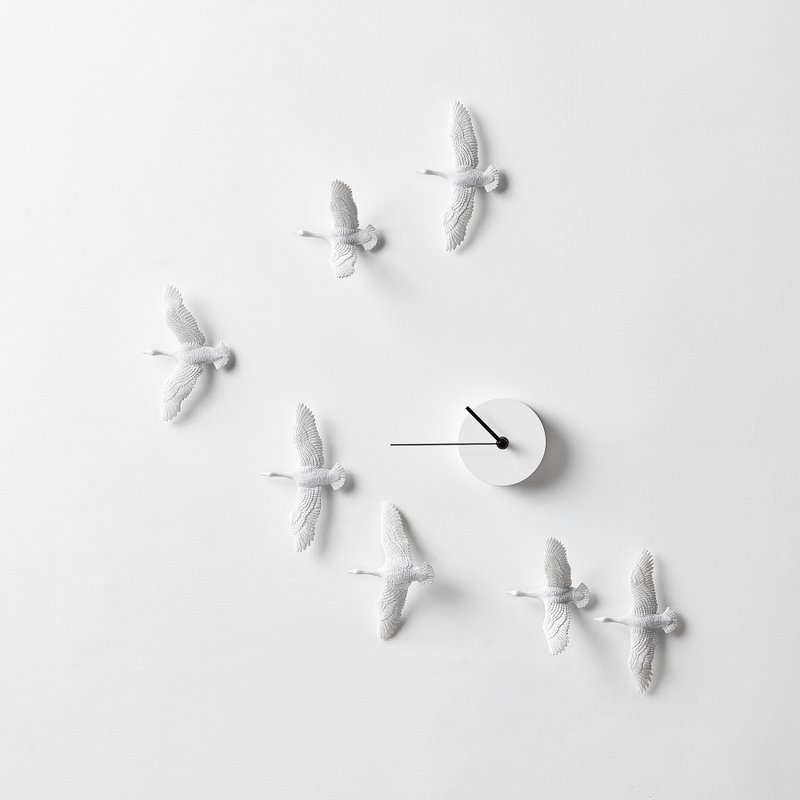 Haoshi Design Migratory Bird Clock-V form - นาฬิกา - เรซิน 