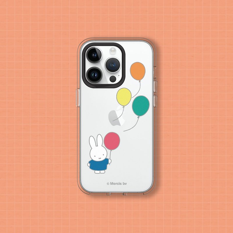 【Pinkoi x miffy】Clear Transparent Anti-fall Phone Case-The Balloon Floats Away - Phone Accessories - Plastic Multicolor