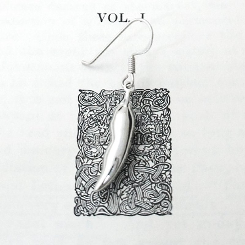 GT peppers sterling silver earrings - ต่างหู - กระดาษ 