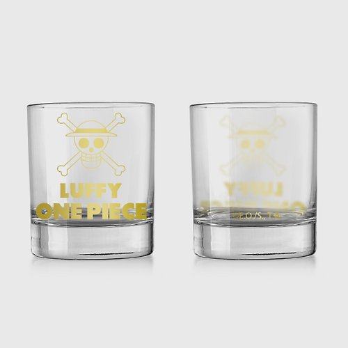 Official Creation 【ONE PIECE】海賊王官方授權周邊產品 Logo玻璃杯