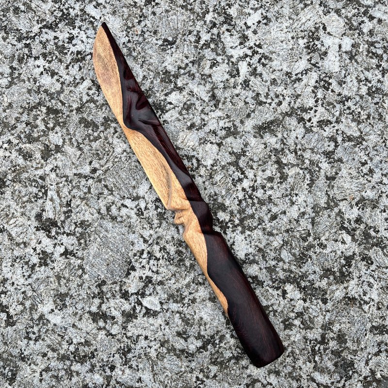 我販劍　妖刀　術法癲狂　蜜花黃檀　收藏藝品 魔劍紙鎮　匕首 - 擺飾/家飾品 - 木頭 紫色