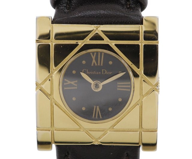 【希少】Christian Dior 腕時計 カナージュ D82-150 希少】Christian Dior 腕時計 カナージュ D82-150