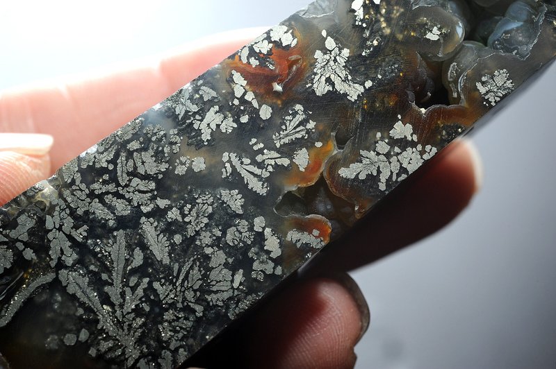 黃鐵礦瑪瑙共生柱 水晶 靈修 招財 破煞 防小人a2 - 擺飾/家飾品 - 寶石 