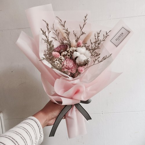 Flover Fula Memorial Small Day Dry Bouquet Dry Flowers Small Bouquet