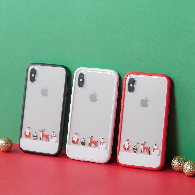 Mod NX border back cover dual-use shell / Christmas limited - Christmas party for iPhone series - อุปกรณ์เสริมอื่น ๆ - พลาสติก หลากหลายสี