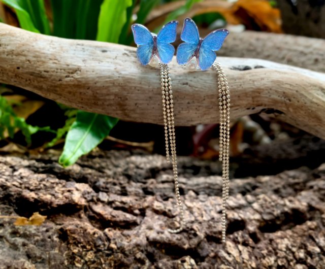 ブレスレット シルバー チョウ 蝶 バタフライ 動物 アニマル パール レディース ブレスレット レディース シルバー925 イタリア製チェーン