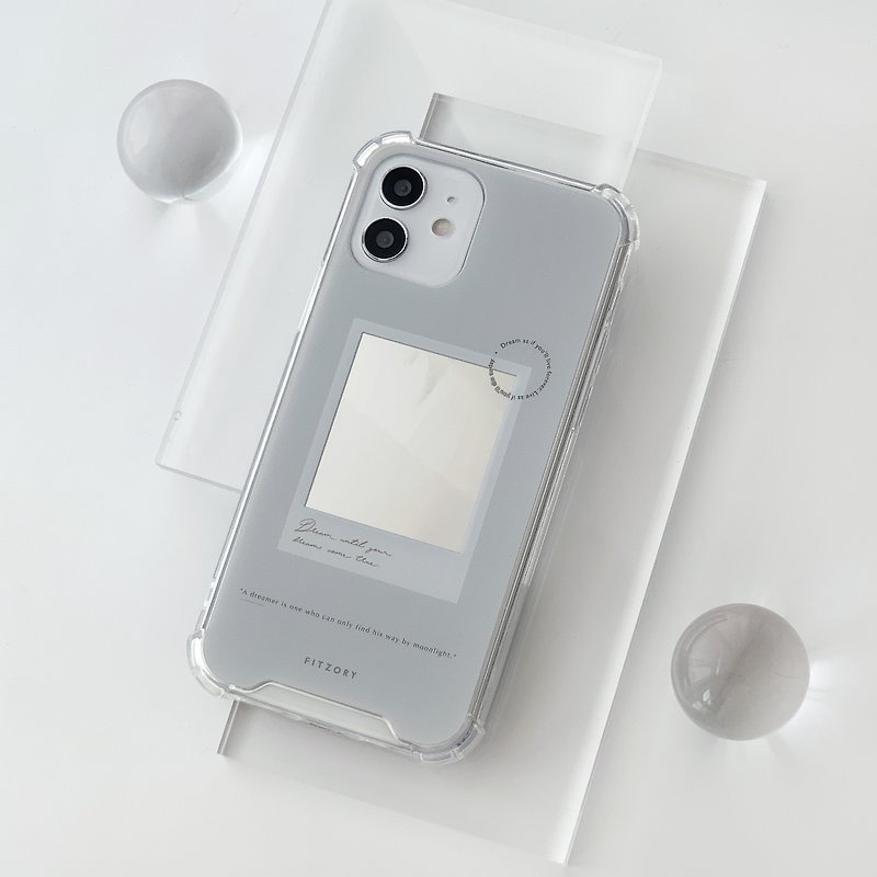 【FITZORY】デザイナーズシリーズ - クラック! | iPhoneケース - スマホケース - プラスチック 透明