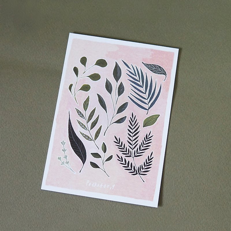 Foliage A6 Postcard - Cards & Postcards - Paper Green