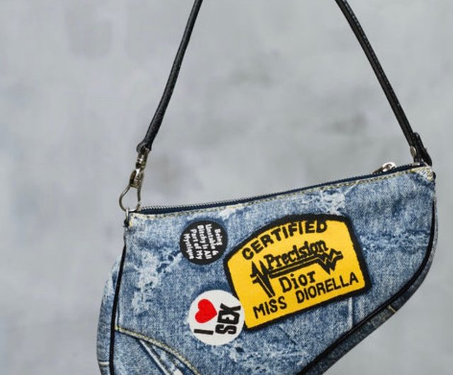 Antique Dior Denim Rebel Saddle Bag miss Dior Limited Edition - Shop  aparischic Handbags & Totes - Pinkoi