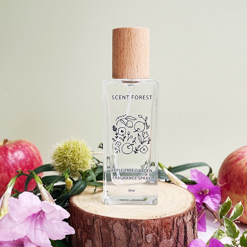 [New Product] Fragrance Spray x Perfume Fragrance Soy Candle - Apple Tree Garden - เทียน/เชิงเทียน - แก้ว สีใส