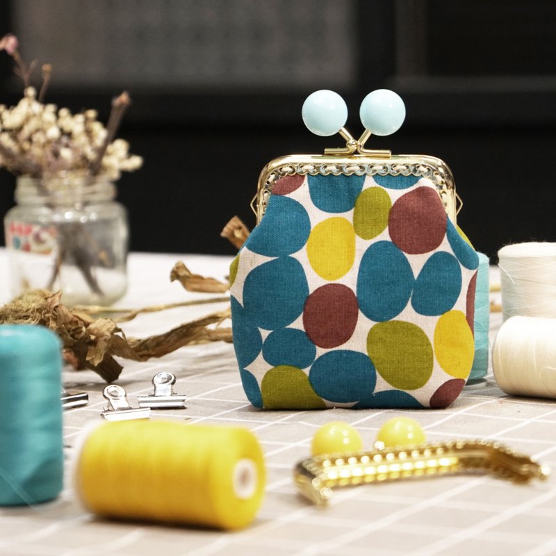 【手作活動】- 鍊條斜背口金包 - 編織/羊毛氈/縫紉 - 棉．麻 