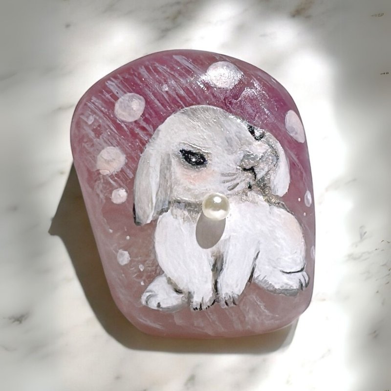 等你回家 Waiting for You Home 螢石晶礦 - 擺飾/家飾品 - 水晶 粉紅色