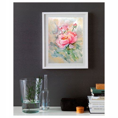 絵画 水彩画　牡丹(原画) 牡丹 水墨画 春 黄色 インテリア 絵画 こたつ 通販 18804434