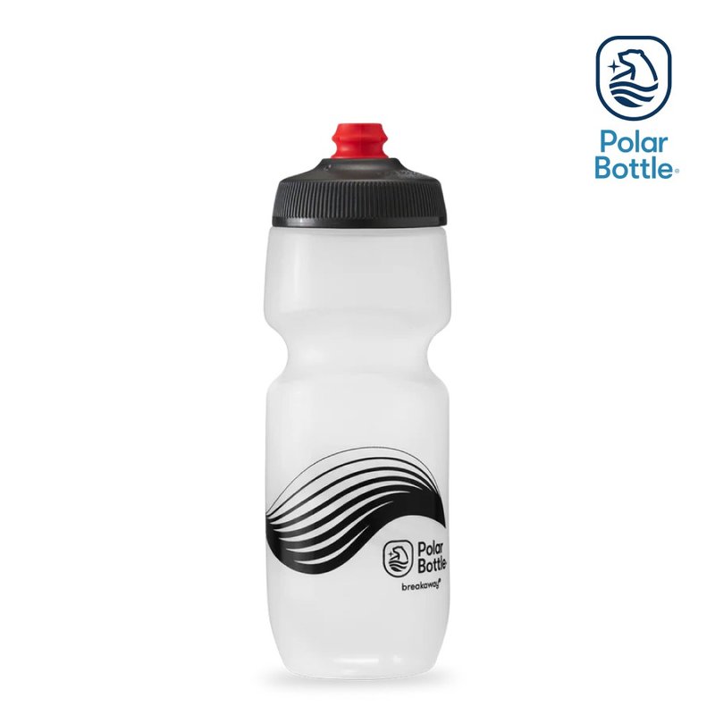 Polar Bottle 24oz Single Layer Jet Bottle WAVE Transparent - อุปกรณ์เสริมกีฬา - พลาสติก สีใส