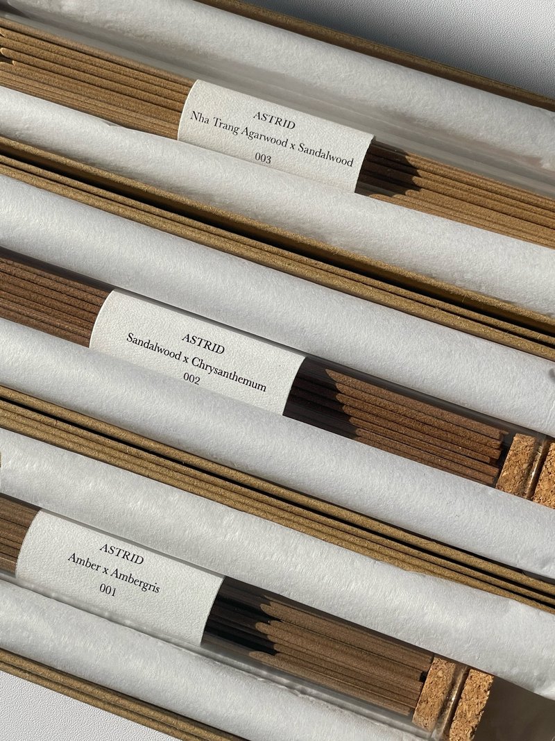 White Sandalwood and Wild Incense Sticks-The first choice for Christmas gifts - Fragrances - Paper Khaki