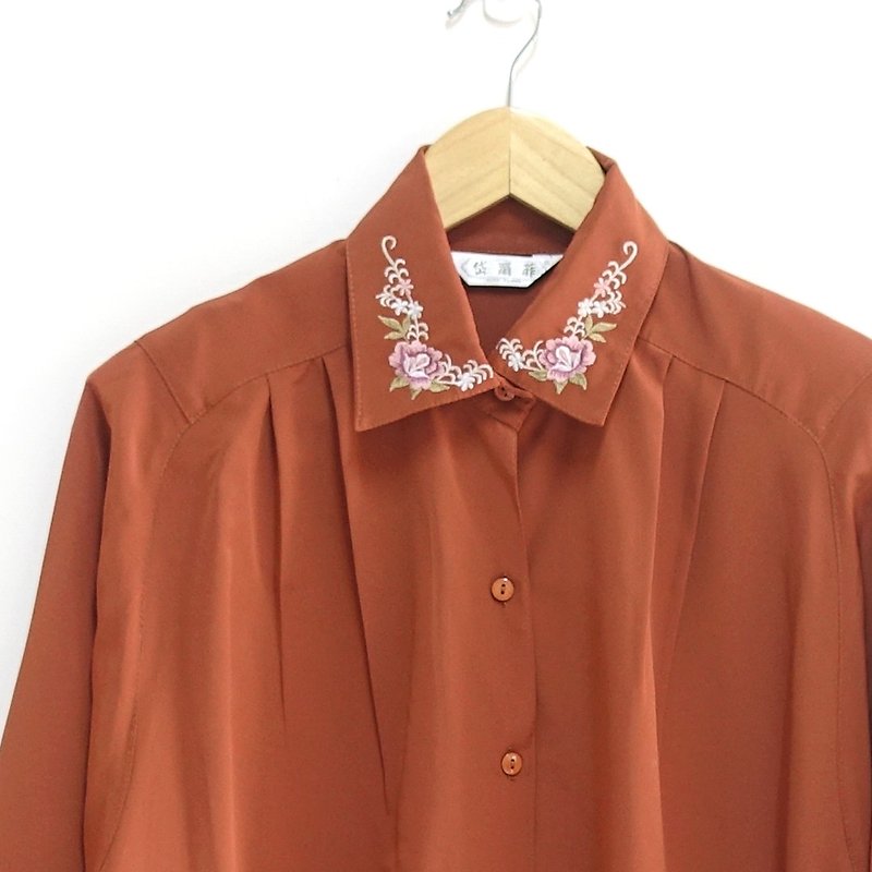 │Slowly│ honey - vintage shirt │ vintage. Vintage. Art - Women's Shirts - Polyester Multicolor