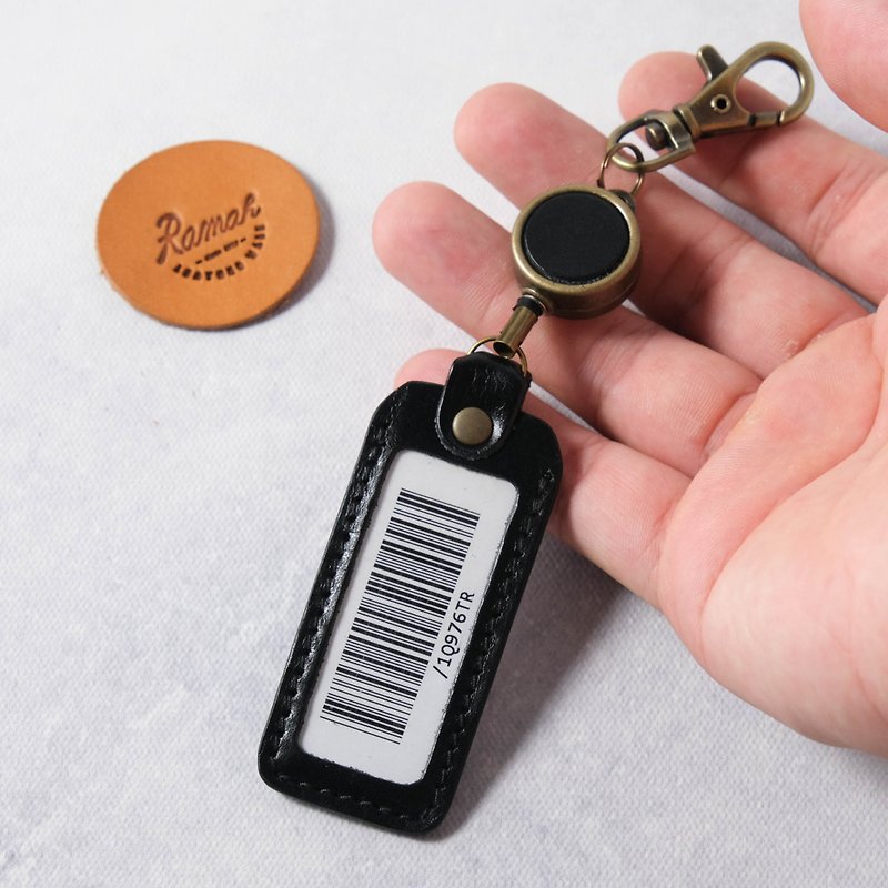 【Double-sided】///Including production barcode/// Retractable leather carrier cover