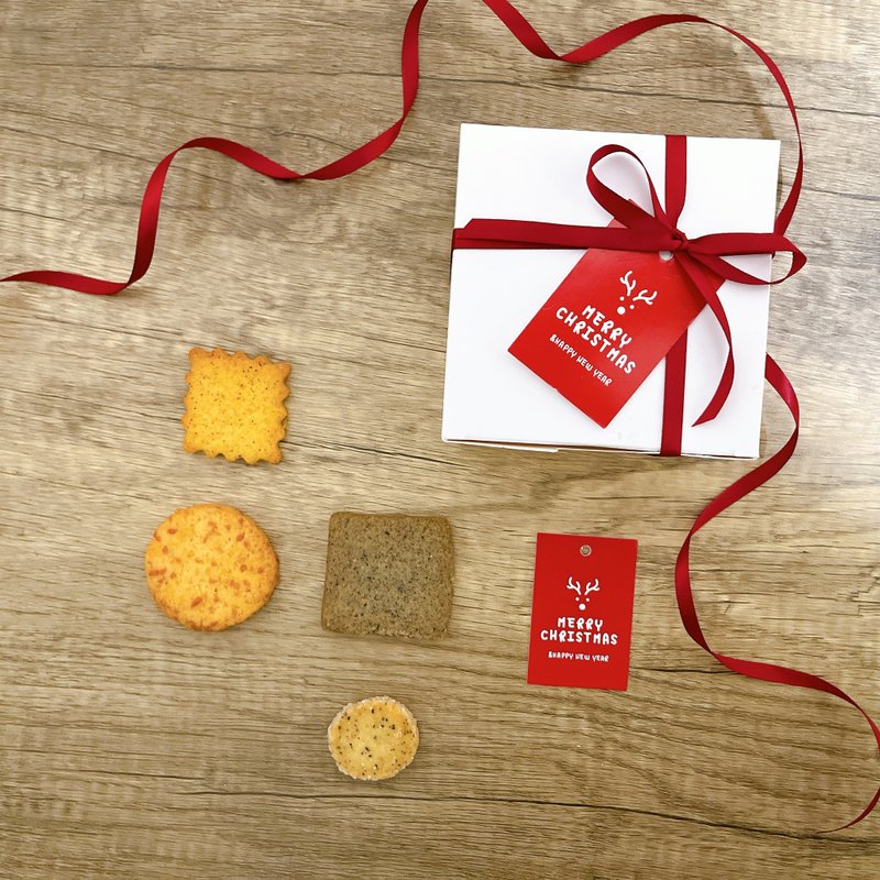【聖誕點心盒】紅鼻子禮盒 | 手工餅乾 | 點心盒 | 交換禮物 - 曲奇/餅乾 - 新鮮食材 