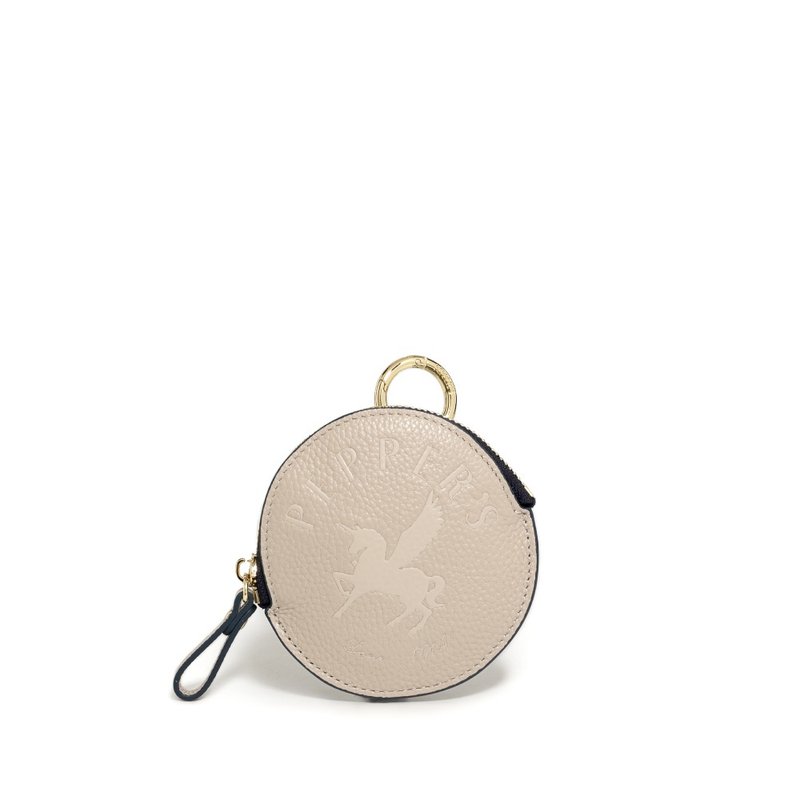 PEGASUS cowhide round coin purse - almond white/rock green/rock blue/light green/cream yellow - กระเป๋าใส่เหรียญ - วัสดุอื่นๆ หลากหลายสี