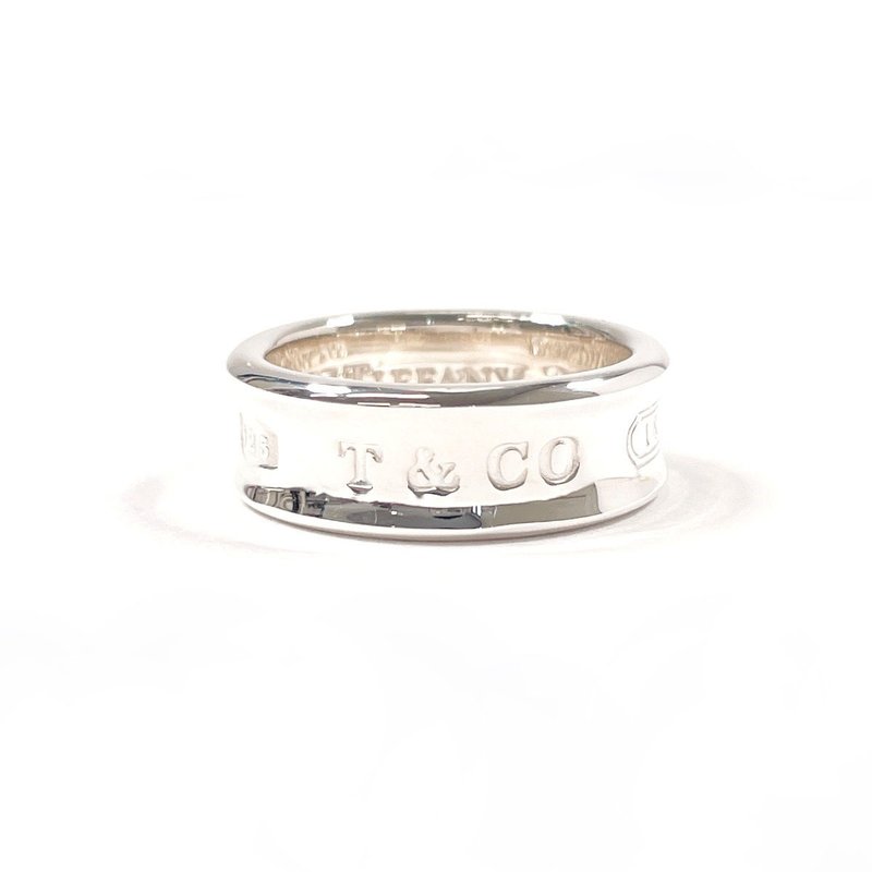 【日本直送 中古美品】12号 ティファニー TIFFANY&Co. リング・指輪 1837 シルバー925 クセサリー 新品磨き上げ済み - 戒指 - 純銀 銀色