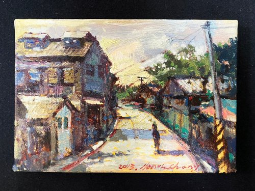 aRt'lee 阿麗美學 風景油畫-回家
