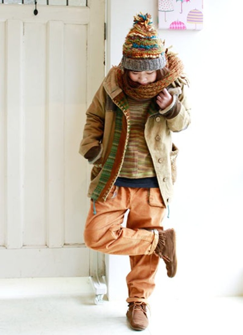☆ Hammock ☆ 彡 hammock mix pattern jacket - เสื้อแจ็คเก็ต - ผ้าฝ้าย/ผ้าลินิน สีเขียว