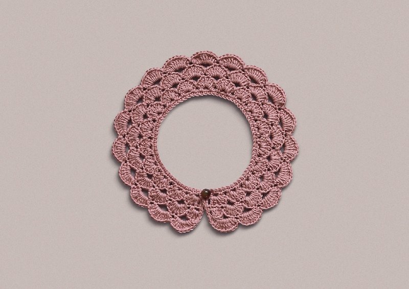 POPOPB 領子飾物 SWEET – DUSTY PINK - 嬰兒手鍊/飾品 - 羊毛 