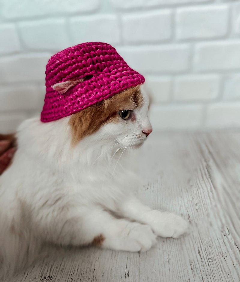 Pets bucket hat crochet pattern PDF, digital instant download, video tutorial