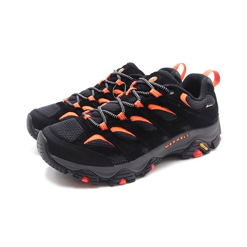 米蘭皮鞋Milano MERRELL(男)MOAB 3 GORE-TEX經典登山健行鞋 男鞋-黑橘