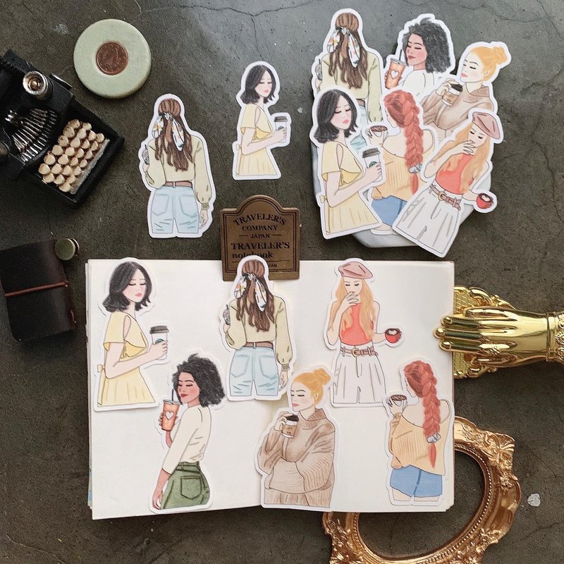 Coffee Lovers Sticker - 貼紙 - 紙 