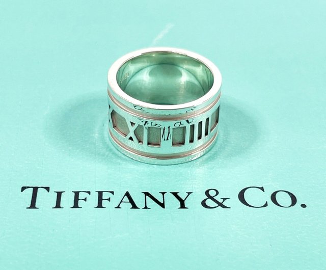TIFFANY&Co ティファニー アトラスカーブド　 リング 11号 指輪　銀 TIFFANY&Co ティファニー アトラスカーブド リング 11号 指輪 銀