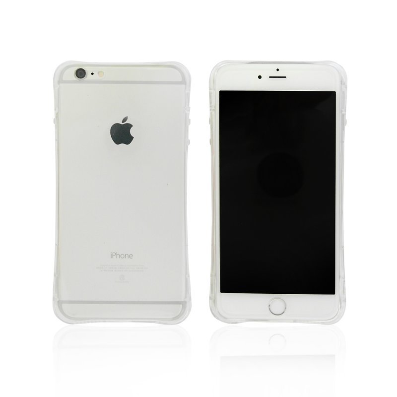 Kalo Creative iPhone 6 6S 4.7吋TPU透明ソフトシェル電話ケース - スマホケース - 防水素材 ホワイト