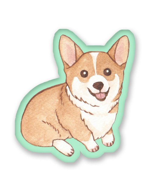 hopnbounce 哥基 柯基犬 小狗 抱枕 咕𠱸