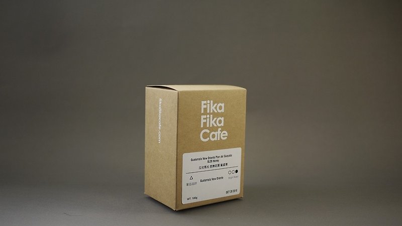 FikaFikaCafe 100gグアテマラベイイルマナーハニートリートメント - ブライトロースト - コーヒー - 食材 カーキ
