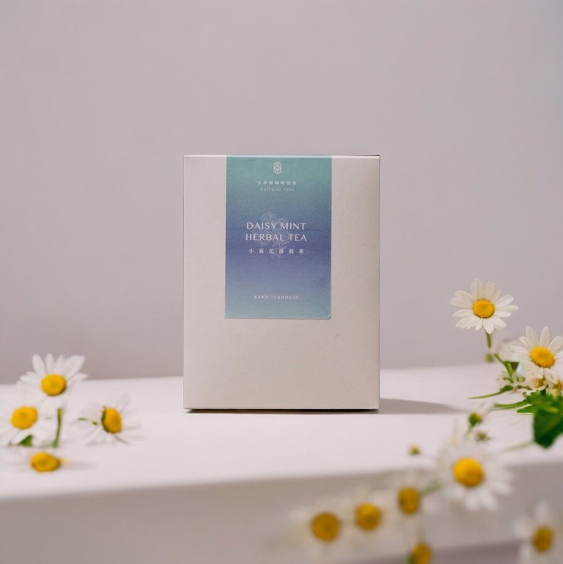 【 胡蝶 小菊花薄荷茶包 】無咖啡因安神花草茶包(8包) 真空鎖味 - 茶葉/茶包/水果茶 - 其他材質 藍色