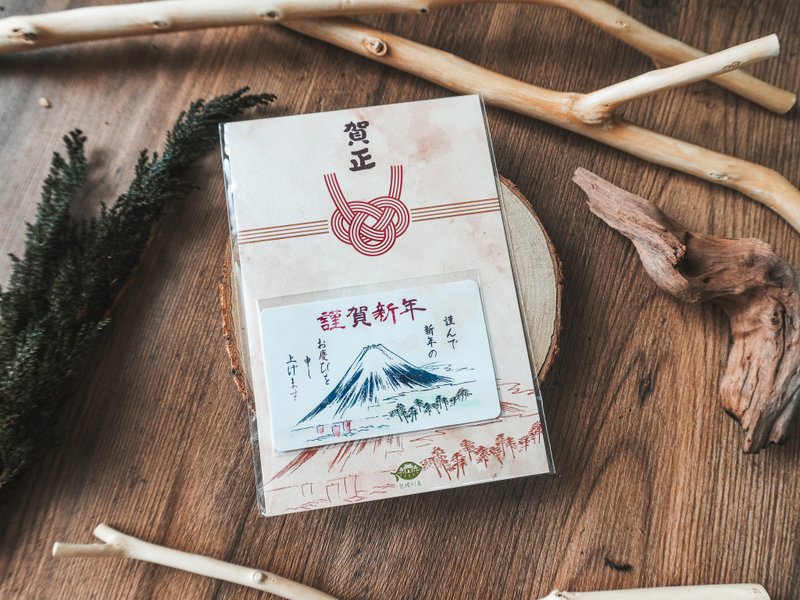 【碧螺村春原創設計】日本賀年卡 設計悠遊卡 - 造型悠遊卡/交通卡 - 塑膠 