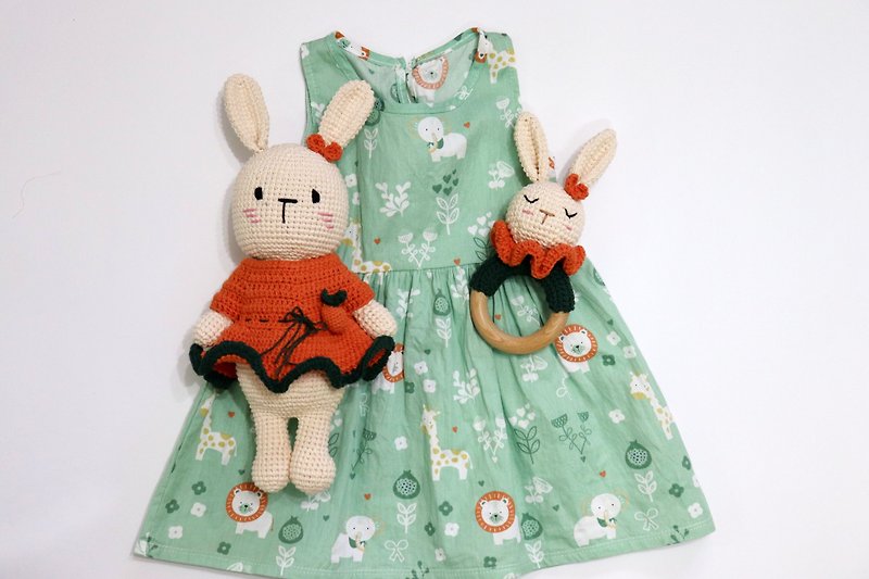 Carrot Bunny Handmade Crochet Moon Gift Box